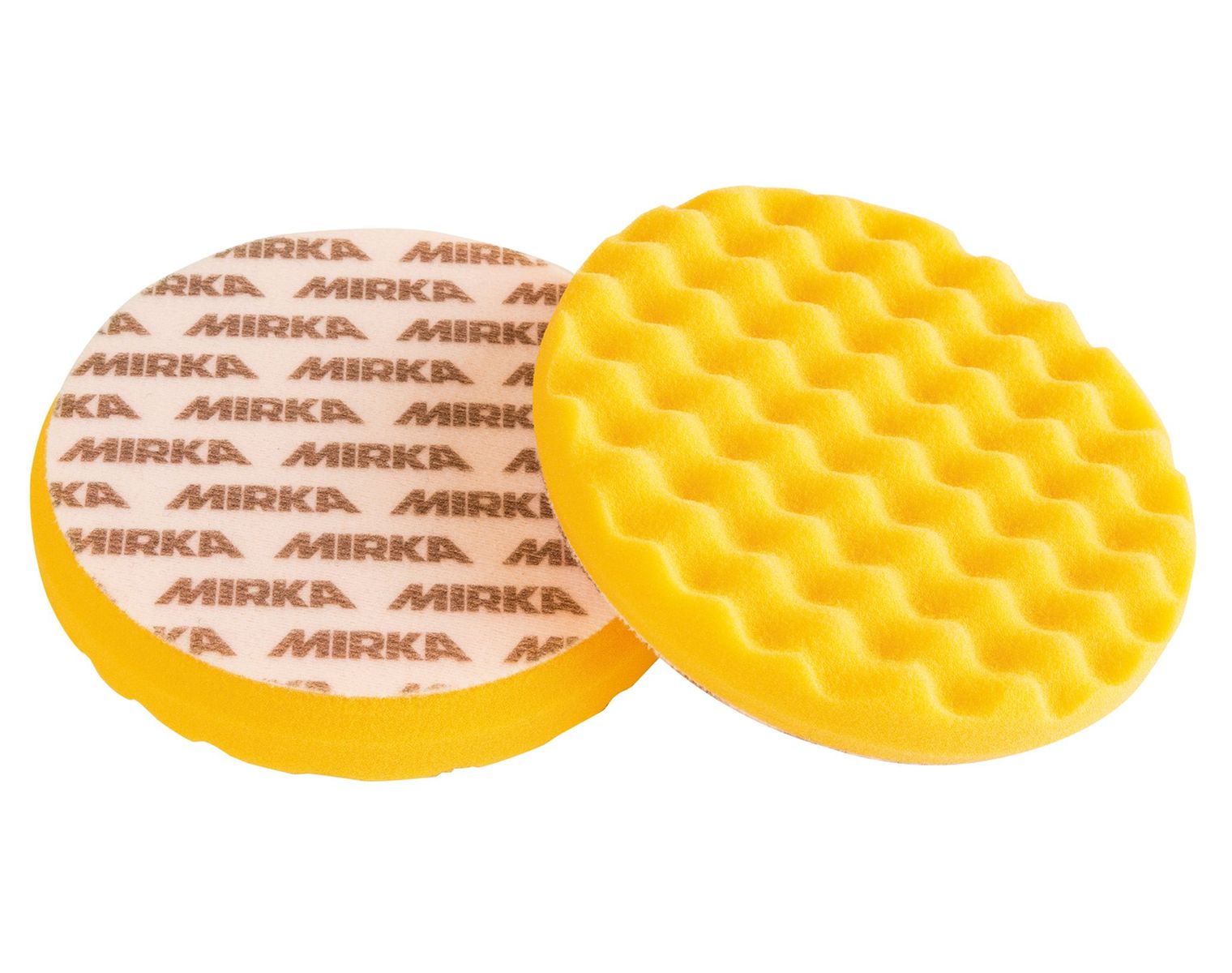 Mirka Polierpad Pro, gelb, Ø 77 mm, 2 Stück