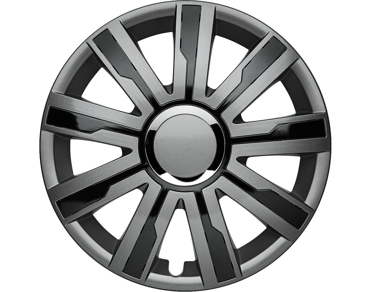 ALBRECHT MASTER LINE Radzierblende Mirage V Plus, grey/black, 17", 4-er Set