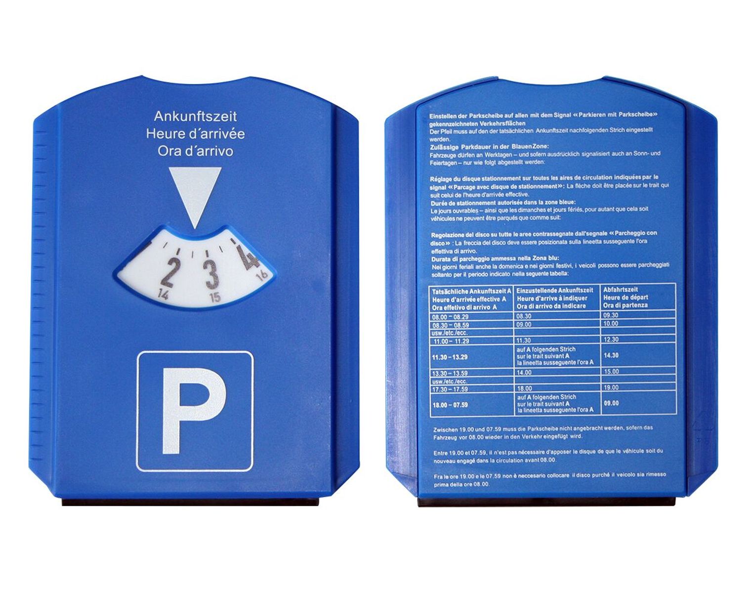 Max4Car Parkscheibe mit Eiskratzer und Wasserwischlippe