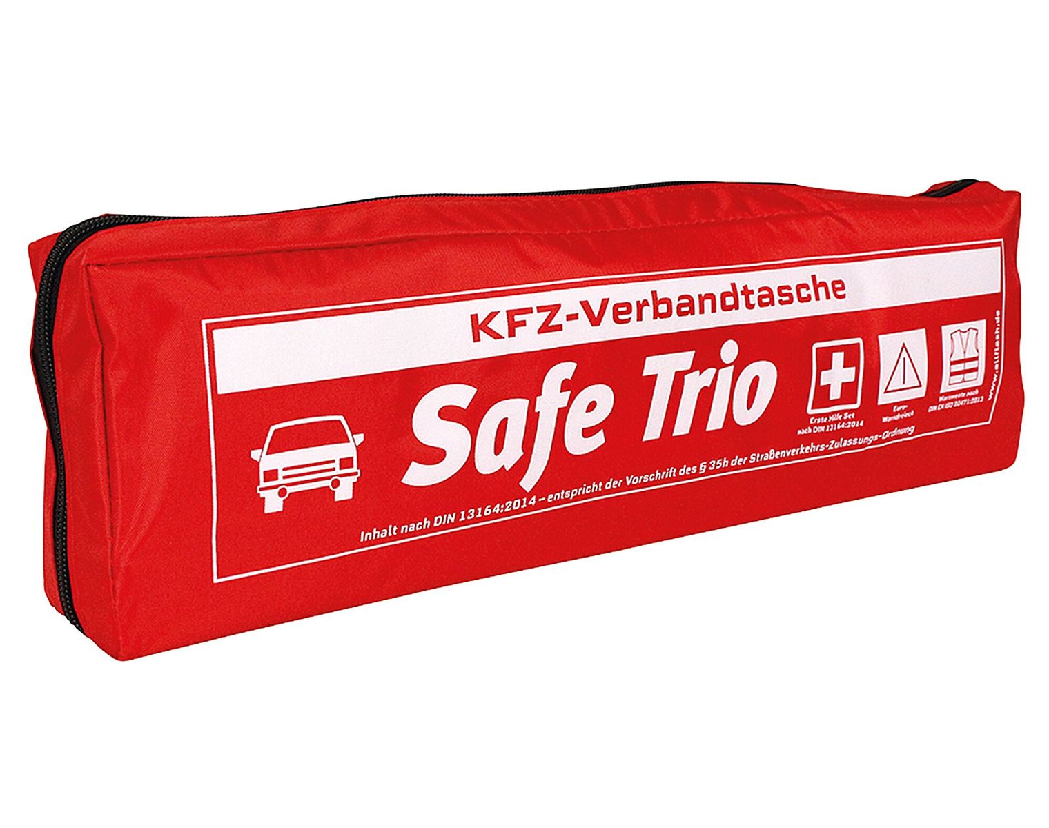 EAL Erste Hilfe Kombitasche mit Pannendreieck und Warnweste