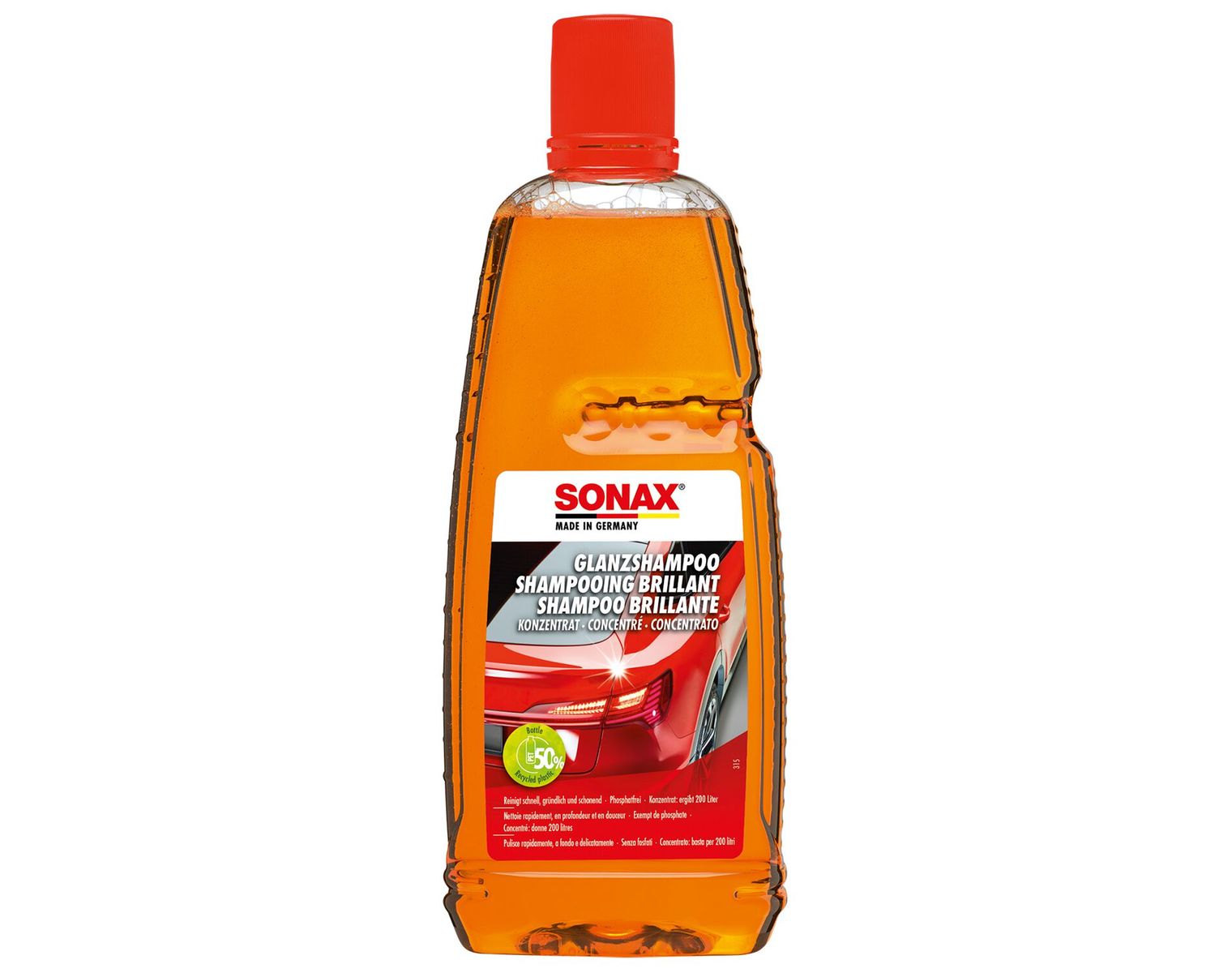SONAX Glanz-Shampoo-Konzentrat, Flasche à 1 Liter