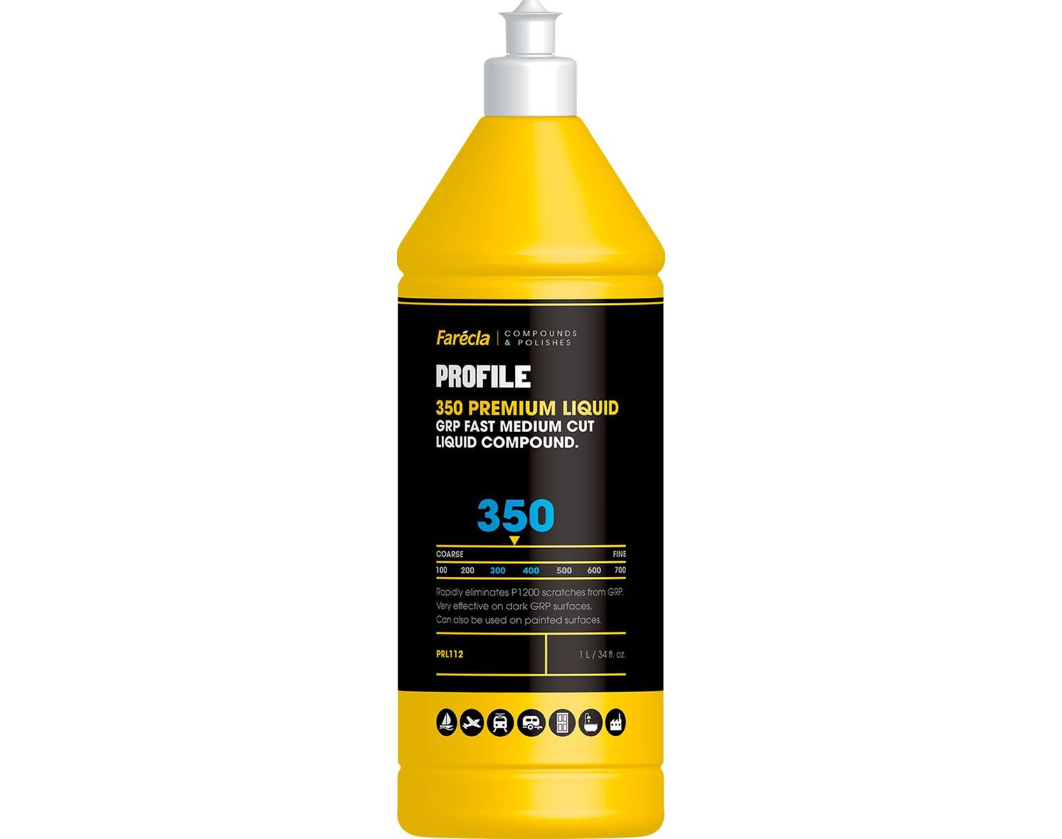 Farécla Profile 350 Premium Politur, Medium Cut, 1 Liter