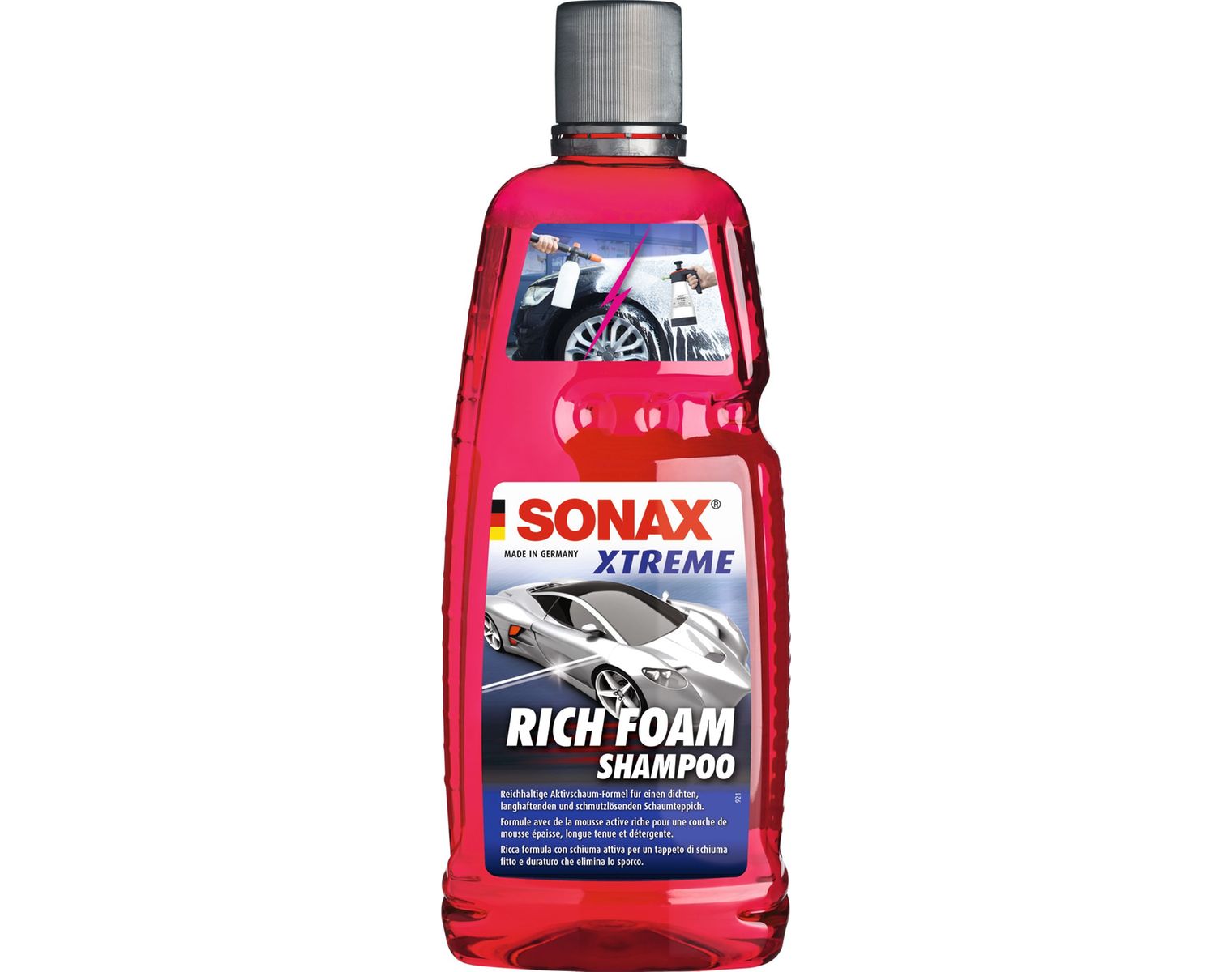 SONAX XTREME Rich Foam Shampoo, Flasche à 1 Liter
